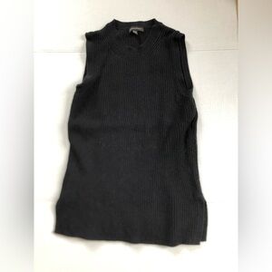 Knit High Neck Sweater Vest